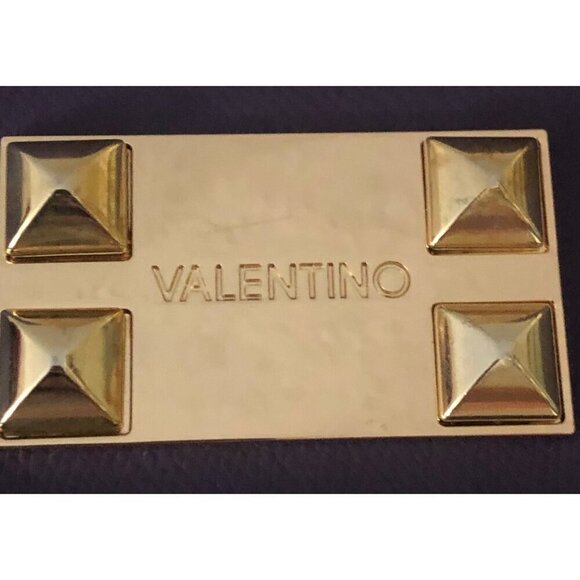 COPY - VALENTINO Babette Studded Leather Chain Strap Camera Bag Blackberry Purp… - Picture 13 of 16
